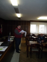 Preškolenie pracovníkov z BOZP a PO pre obsluhu poľnohospodárskych strojov na PD v Sklabini.