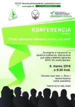 Konferencia „Škody spôsobené poľovnou zverou a na zveri“ - Program a registrácia