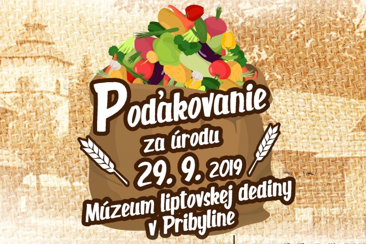 Pozývame na Poďakovanie za úrodu v Pribyline