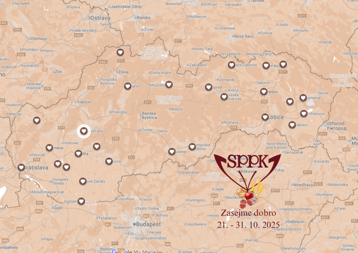 Mapa pomoci s fotogalériou Zasejme dobro 2025