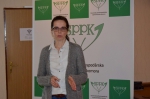 Riaditeľka odboru potravinárstva a služieb Tatiana Belová počas prezentácie k systému duálneho vzdelávania 