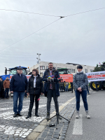 Protest poľnohospodárov - 22. február 2024